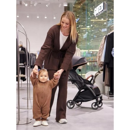Combine Children's Knitted Rant KnitWear, height 86 cm, brown color-4