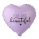 Foil ball 18 "You are beautiful, heart
