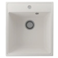 Мойка кухонная кварцевая Ulgran Quartz Forte 425, 425х485 мм, цвет 01 жасмин
