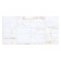 PVC tile panel, marble fusion, 955x480mm.