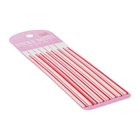 Block-filling with a sticky edge plastic 20l x 8 pieces, pink strip, 140mm x 6mm Calligrata 10532
