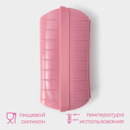 The baking envelope "Maxi", silicone, 26 × 14 × 7.5 cm, brown color-1