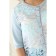 Cardigan female, size 54, blue color