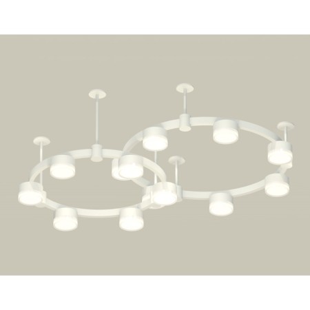 Ambrella Light Acrylic lamp, XR92211006, GX53 LED 12 W, white sand, white matte, transparent