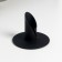 Summary Metal for 1 candle "Cylinder with crack" black 6x8x8 cm