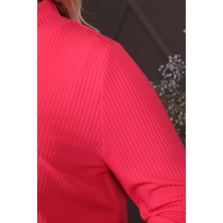 Women's turtleneck, size 60, pink color-4