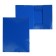 A4, 500 μm elastic band, calligrata, spine 4 mm, up to 300 sheets, embossing "sand", blue