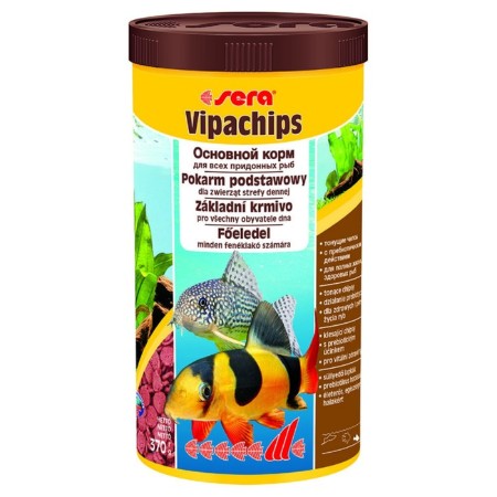 Sera Vipachips food for catfish and bottom fish, 1000 ml, 370 g