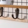 Hooks decorative wood "house - succulent in a pot" 30x20x4 cm