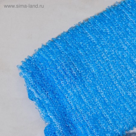 Мочалка для тела Доляна «Банная», 14×33 см, цвет микс-2