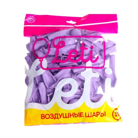 Shar Latex 5 "Makarun", set of 100 pcs., Water bombs, lilac color-1