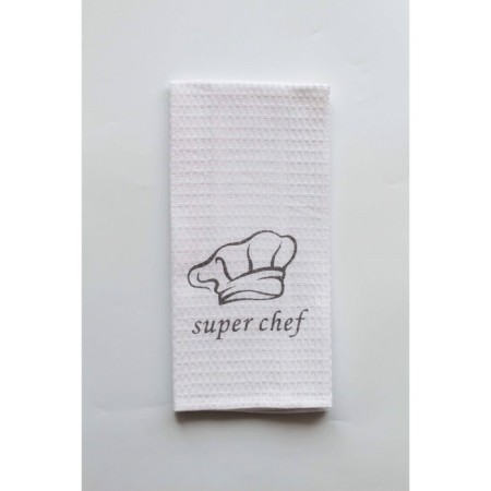 Kitchen CHEF: take, mittens, towel 38x63 cm, color gray color-3