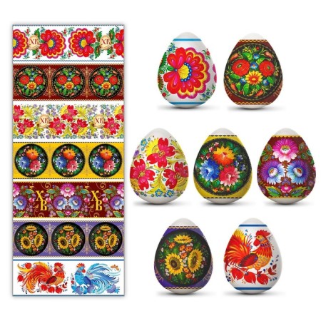 Easter heat -shaped film "Petrikovskaya" for 7 eggs-1