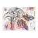 Interior plastic sticker "Eagle with feathers" 50x70 cm
