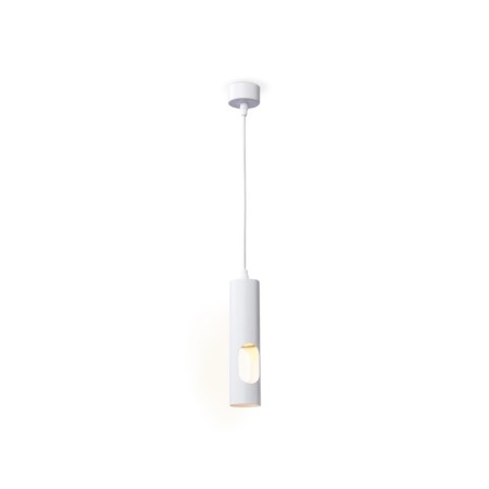 Suspended lamp with a replaceable lamp Ambrella Light, Techno, TN5106, GU10, white color