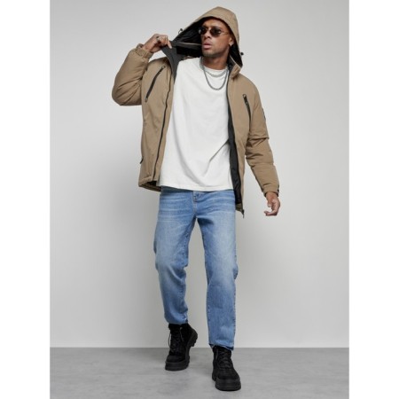 Sports male winter, size 58, beige color-16