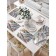 A set of napkins for setting the table "Decorative feathers", rectangular, size 32x46 cm, 4 pcs