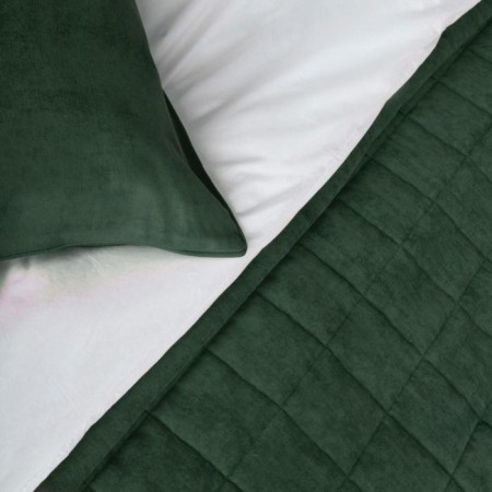 Cover with pillowcases "Soft", size 250x270 cm, emerald color-3