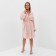 Women's bathrobe, pink color, size 52