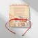 Bracelet-reinforcing "Red thread" Glazik, Blue color, D = 5.5 cm