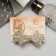 Hair hairpin "Tiana" bow, 9.5 cm, silver