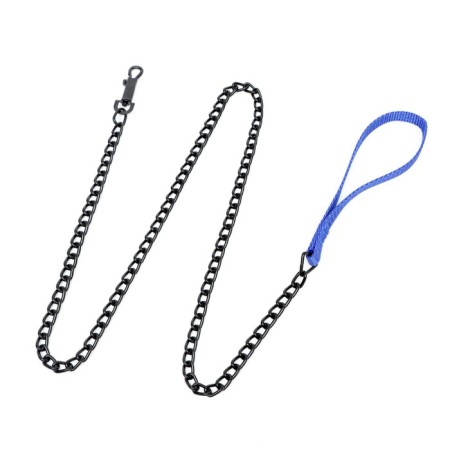 Metal leash, 120 cm x 2.5 mm, black-1