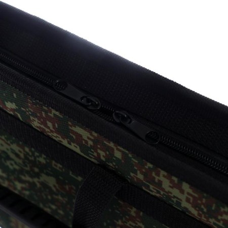 Folder with handles Textile, A4, 365 x 260 x 50 mm, 2C13 "Tikhvin", frame, "Pixels"-3