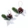 New Year's suspension "bump and twig" set 2 pcs.