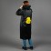 Raincoat adult cloak "Duck", size 42-48, black color