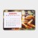 New Year's magnet with the calendar "New Year: wonderful moments", 7 x 11 cm