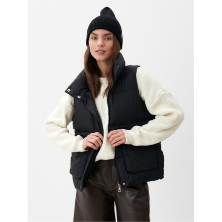 Women's vest with collar Mist, p. 46, black