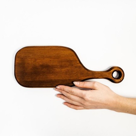 Moister board Magistro, 32.5 × 12.5 × 2 cm, a single cedar array, chocolate color-3