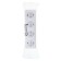 Optima Kuntsevo socket, four -seater, 16 A, 250 V, s/c, outer, with curtains, white