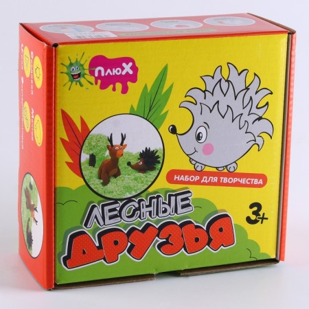 Set for creativity "Air plasticine. Type 2. Forest friends "-3