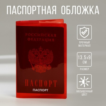 Cover for passport from color PVC "Passport"-1