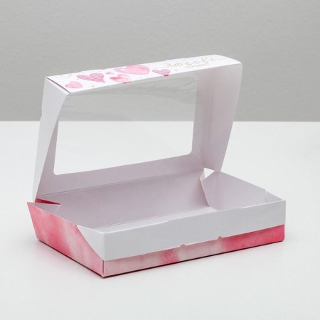 Confectionery packaging, a box with lamination "for loved ones", 20 x 12 x 4 cm-1