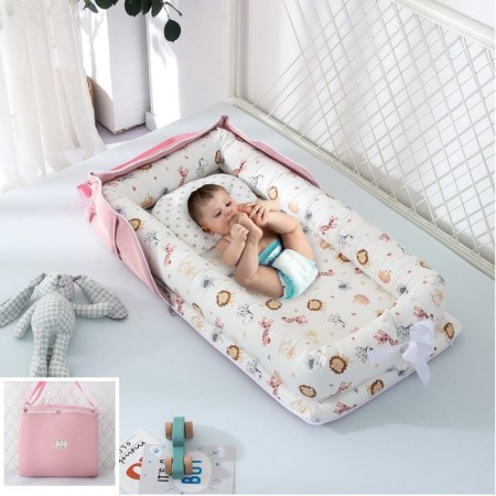 Sleeping Nest "Animals", white color-4