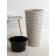 Kashpo for flowers with an insert "Dune", 42 l (8 l), cream color