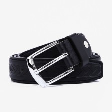 Building belt, width 2.5 cm, screw, buckle metal, black color