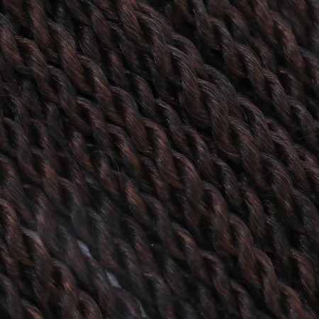 Senegal Twist, 55-60 cm, 100 g (CE), dark-brown/light-brown color (#t/30)-1