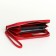 Women's wallet with lightning, red color