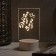 LED nightlight with a marker 10 × 19 × 10 cm, USB, glow warm white