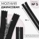 Metal zipper, No. 5, non -proceeding, automatic lock, 18 cm, black color/nickel