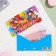 Money envelope "Happy Birthday!" Glitter, Congrev, multi -colored, 17 x 8 cm