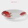 Plate ceramic pies of the “poppy”, d = 17.5 cm, white color