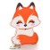 Children's wallet "Cute foxes", 8*11 cm
