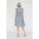 Viscose dress with a belt, size 42