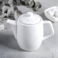 Teapot porcelain blanket Wilmax, 650 ml, white color