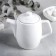 Teapot porcelain blanket Wilmax, 650 ml, white color