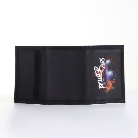 Children's wallet on Velcro "chosen", black color-3